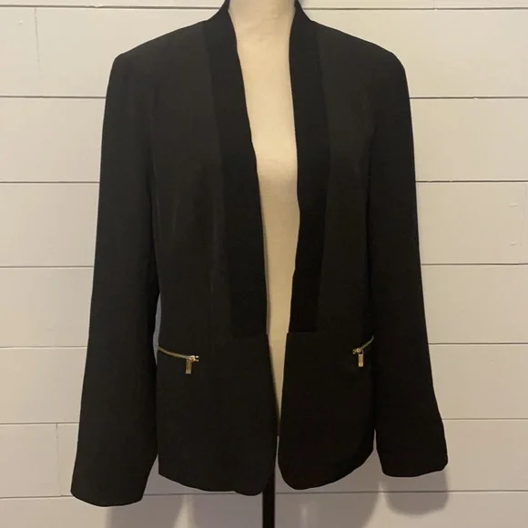 Calvin Klein open front blazer - Picture 6 of 8